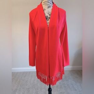 NEW Lily Pulitzer Size Small Bright Coral Cardigan